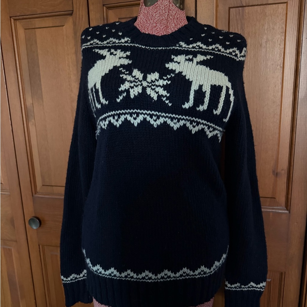 y2k Abercrombie & Fitch Moose Sweater